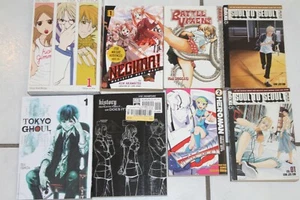 Lote de 8 libros de novelas gráficas de anime manga Tokyo Pop Viz Vertical Inc Del Ray - Imagen 1 de 12