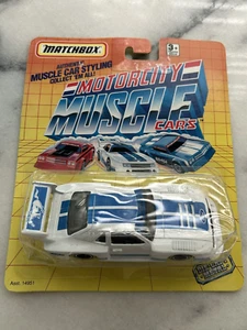 Vintage 1992 Matchbox Motorcity Muscle Cars Collection Ford Mustang Die Cast NIP - Bild 1 von 2