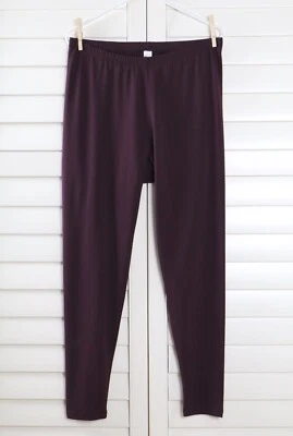 J.JILL NUEVO CON ETIQUETAS $79 Pima Tobillo Tirar Granate Leggings Pantalones Talla XLT XL Alto Foto 1 de 4
