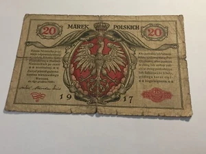 Biglietto Polonia 20 Marek 1917 (42-40) - Picture 1 of 2