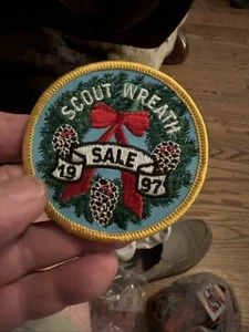 1997 Scout Wreath Sale patch - Picture 1 of 1