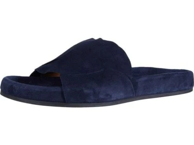 Aquatalia Womens Size 11 Navy Suede Ivey Slide Sandals Z4918 - Image 1 of 4