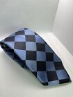 MICHAEL KORS Men's 100% Imported Silk ! Tie ~ Black & Blue.