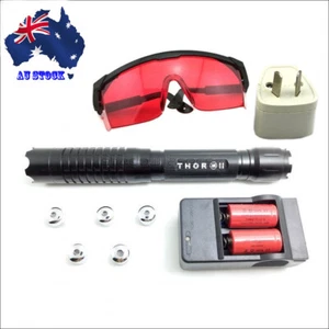 Q6 THOR M II 450nm Blue Laser Pointer 520nm Green Visible Lazer Torch Beam 1mW - Picture 1 of 28
