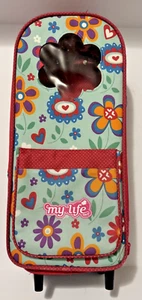 My Life 18" Rolling Doll Carrier (Floral Heart) - Picture 1 of 8