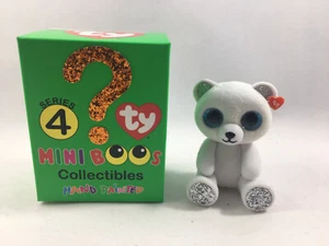 2019 TY Beanie Boos Mini Boo GLACIER the Polar Bear SERIE 4 Sammelfigur - Bild 1 von 2