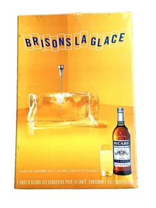 Ricard Brisons La Glace Original Werbeschild aus Blech 60x40cm - Bild 1 von 7