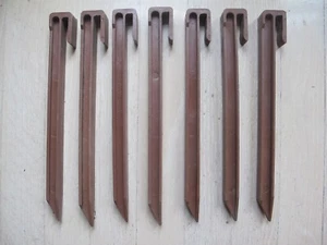 7 Tent Pegs Stakes 9-3/4" - Picture 1 of 1