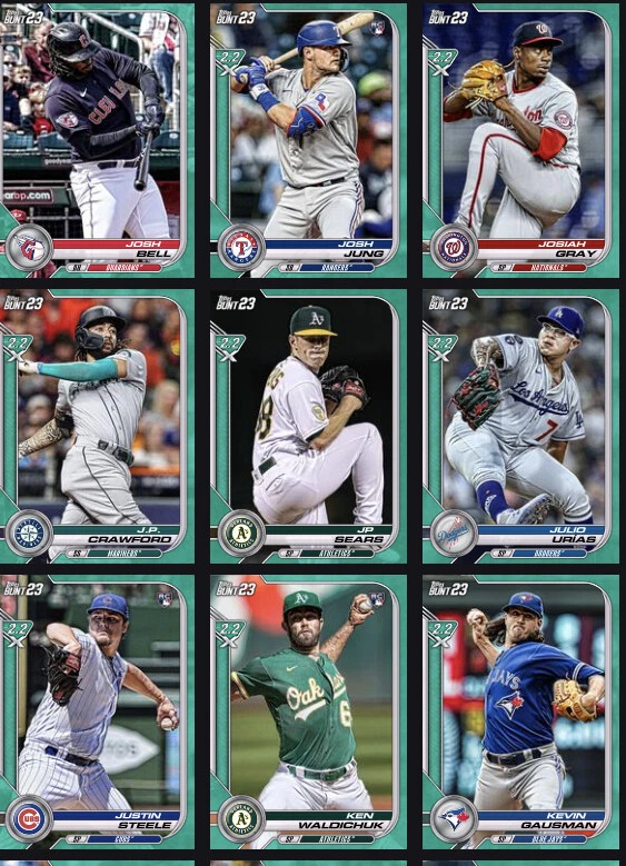 [DIGITAL] Topps Bunt - 2023 Base 23 S1 - Tier 6 Teal - JU to ZW - Pick - Image 1 of 1