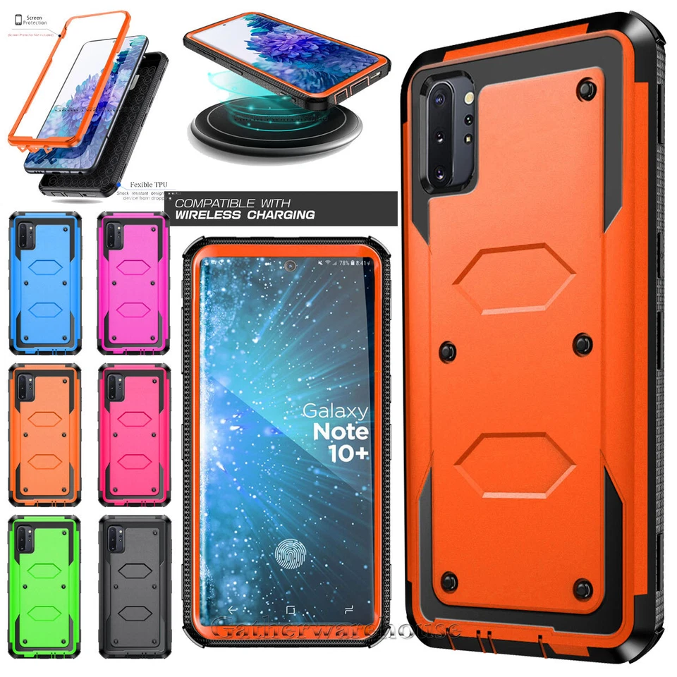 For Samsung Galaxy Note 10 Plus/Note 10 Rubber Shockproof Case Matte Phone Cover - Image 1 of 4