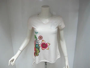 DESIGUAL t-shirt donna manica corta mod.CD 60T2SD1-1013 col.BEIGE estate 2016 - Imagen 1 de 6