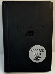 Little Black Book  Pocket Size Hard Cover Address Book New - Picture 1 of 6