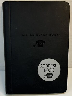 Little Black Book  Pocket Size Hard Cover Address Book New - Image 1 of 4