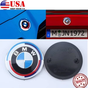 PARA 82mm 50 Aniversario Coche Delantero/Trasero/Capó/Baúl Emblema Insignia Logo NUEVO - Imagen 1 de 5