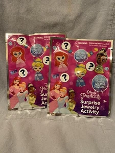 NEW Walt Disney Princess Surprise Jewelry Activity Blind Bag Charm Bead Necklace - Picture 1 of 3