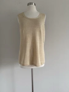 LAFAYETTE 148 NEW YORK 100% LEINEN HELLGELB ÄRMELLOS GR. L - Bild 1 von 8
