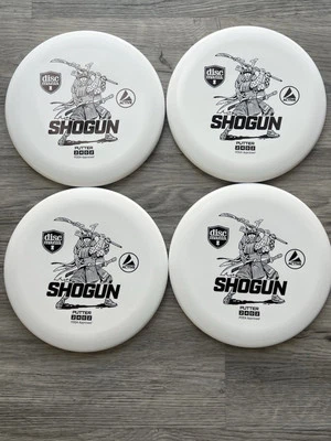 Disc Golf Putter Pack Dismania Active Shogun Bulk Lot of 4 Discs White - Image 1 of 3