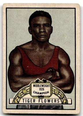 1951 Topps Ringside #42 Tiger Flowers Boxing VG-VGEX (tape) NO RESERVE! - Image 1 of 2