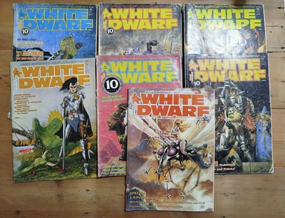 WHITE DWARF magazine 1987 bundle x7 issues #87, 88, 90, 91, 92, 93, 96 - Image 1 of 4