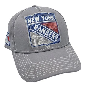 New York Rangers Reebok Center Ice Collection Stretch Fit Flex Size L/XL Hat Cap - Picture 1 of 8
