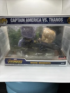 Funko Pop Marvel Avengers Infinity War Movie Moments Captain America vs Thanos - Foto 1 di 6