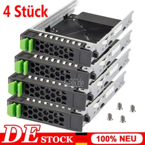 4 Stück HDD Caddy 2,5" Fach A3C40101974 Primergy Fujitsu RX300 RX200 +Schrauben - Bild 1 von 7