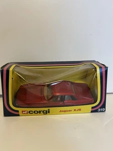 Vintage 1979 Corgi Jaguar XJS Red Near Mint In Box - Picture 1 of 6