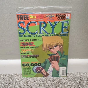 Sealed 2003 SCRYE Magazine #61 Pokemon Ruby Sapphire Promo RARE W/ Pokémon Card - Picture 1 of 6