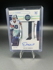 Jalen Tolbert 2022 National Treasures RPA Rookie Patch RC Auto /25 Cowboys - Bild 1 von 6