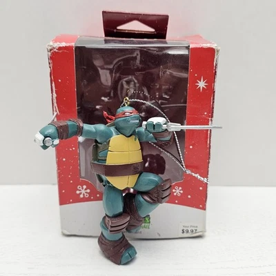Raphael Teenage Mutant Ninja Turtles TMNT adorno de Navidad 2015 Nickelodeon 4" Foto 1 de 4