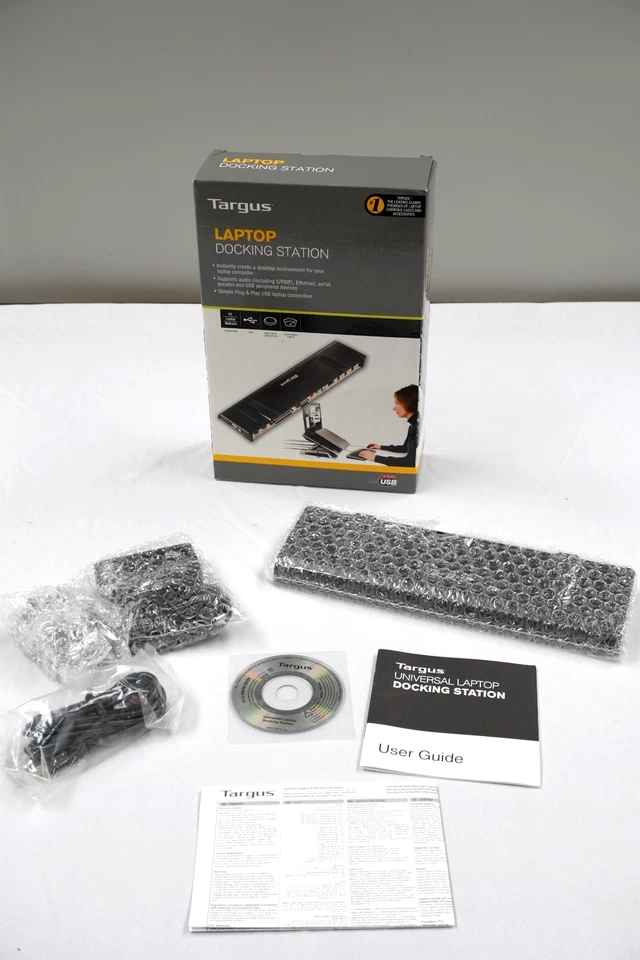 USB Laptop Docking Station Targus ACP45EUZ USB B Plug & Play USB 2.0 - NEW - Image 1 of 4