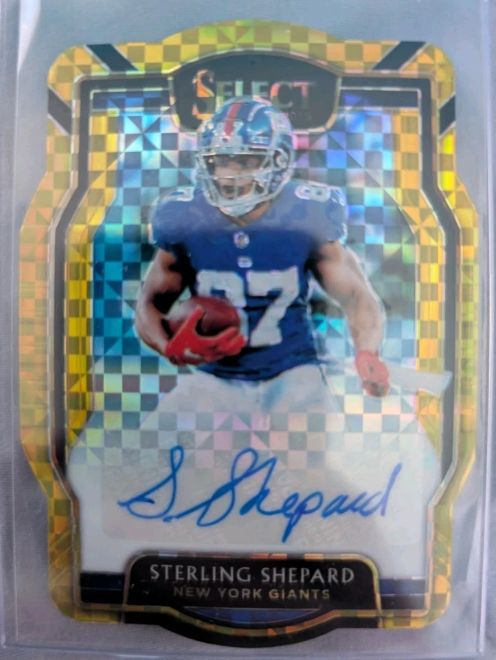 STERLING SHEPARD 2019 Panini Select ЗОЛОТАЯ автоматическая штамповка /10 карт PWE - Изображение 1 из 1