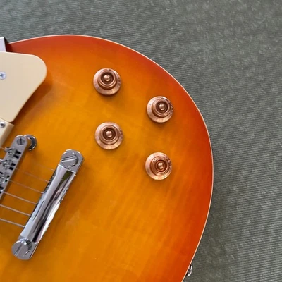 Ace Frehley sunburst lp guitar flame maple top Rosewood Fretboard 6string - Image 1 of 4