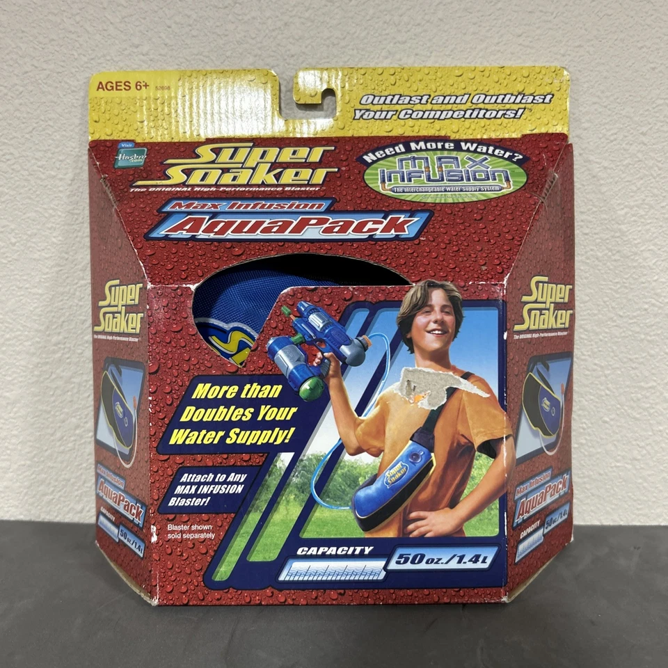 Super Soaker Max Infusion Aqua Pack Nuevo 2005 Hasbro 50 OZ Capacidad  Foto 1 de 1