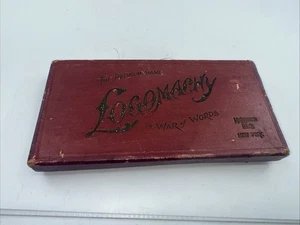 Vintage Spiel -- The Premium Game LOGOMACHY or War of Words McLoughlin 1874 - Bild 1 von 2