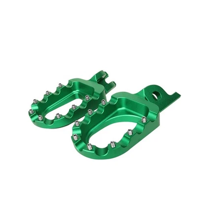 Reposapiés verdes para Kawasaki KX65 2000-2019 / KX500 1988-2004 Foto 1 de 4