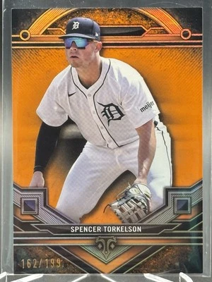 2024 Topps Triple Threads SPENCER TORKELSON Amber Orange Parallel /199 - Image 1 of 2