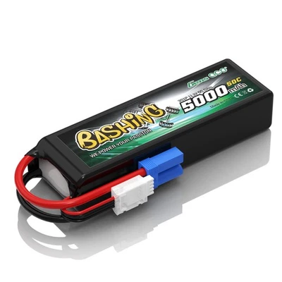 3S Lipo 5000mAh 11.1V 3S1P 50C Bashing Lipo Akku mit EC5 Stecker für die meis... - Bild 1 von 4
