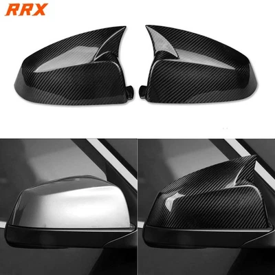 Cubierta de tapa de espejo retrovisor lateral de fibra de carbono seca real para BMW Serie 5 E60 08-10 Foto 1 de 4