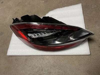 2015 2016 Porsche Cayman Boxster Left Driver Tail Light Lamp Dark Lens OEM - Image 1 of 4