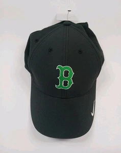 Nike Dri-FIT Legacy Boston Red Sox Black Hat With Green Logo - NEW FREE SHIPPING - Picture 1 of 8