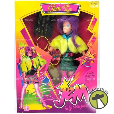 Muñeca posable Jem Truly Outrageous Clash of the Misfits 1986 Hasbro #4207 Foto 1 de 4
