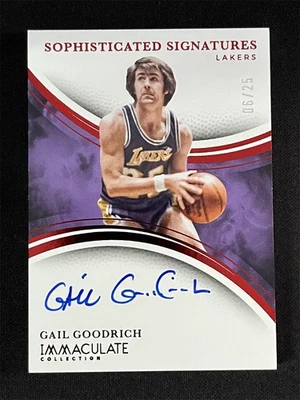 2024-25 Panini Immaculate Gail Goodrich рубин сложные автографы /25 - Изображение 1 из 2