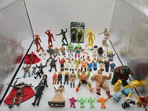 Vintage Action Figures Mixed Lot of 51,Star Wars,Marx,Heman,Marvel,G.I.Joe,VGC!! - Picture 1 of 24