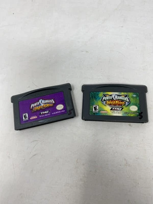Power Rangers: Wild Force Ninja Storm Lote de 2 Nintendo Game Boy Advance Carrito Foto 1 de 4