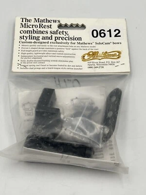 Mathews Archery Micro Rest 0” Overdraw  Left Handed - Image 1 of 4