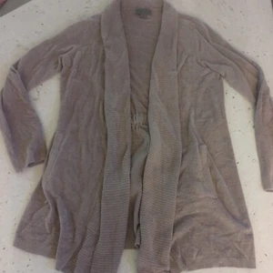 Barefoot Dreams cozychic Ultra Lite cardigan Medium tie Waist Brown Beige - Picture 1 of 13