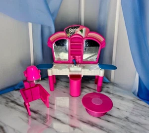 Barbie Vintage Beauty Salon Playset 1993 Hair Washing Drying Table Perms Mattel - Picture 1 of 10