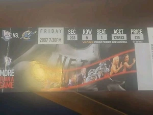 Boleto Vince Carter Richards 2007 de los New York Nets Jason Kidd - Imagen 1 de 1