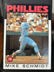1986 Topps - #200 Mike Schmidt - Picture 1 of 2